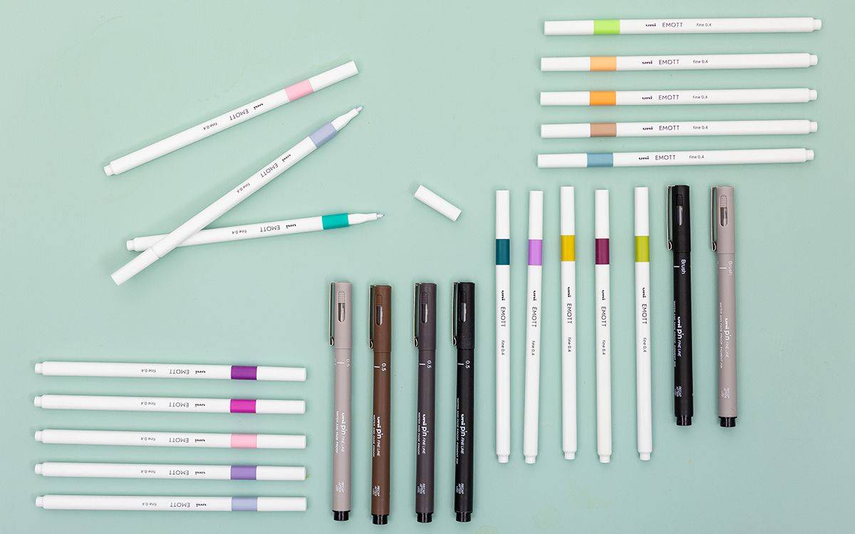 Fineliners - penner med fiberspiss under 1 mm