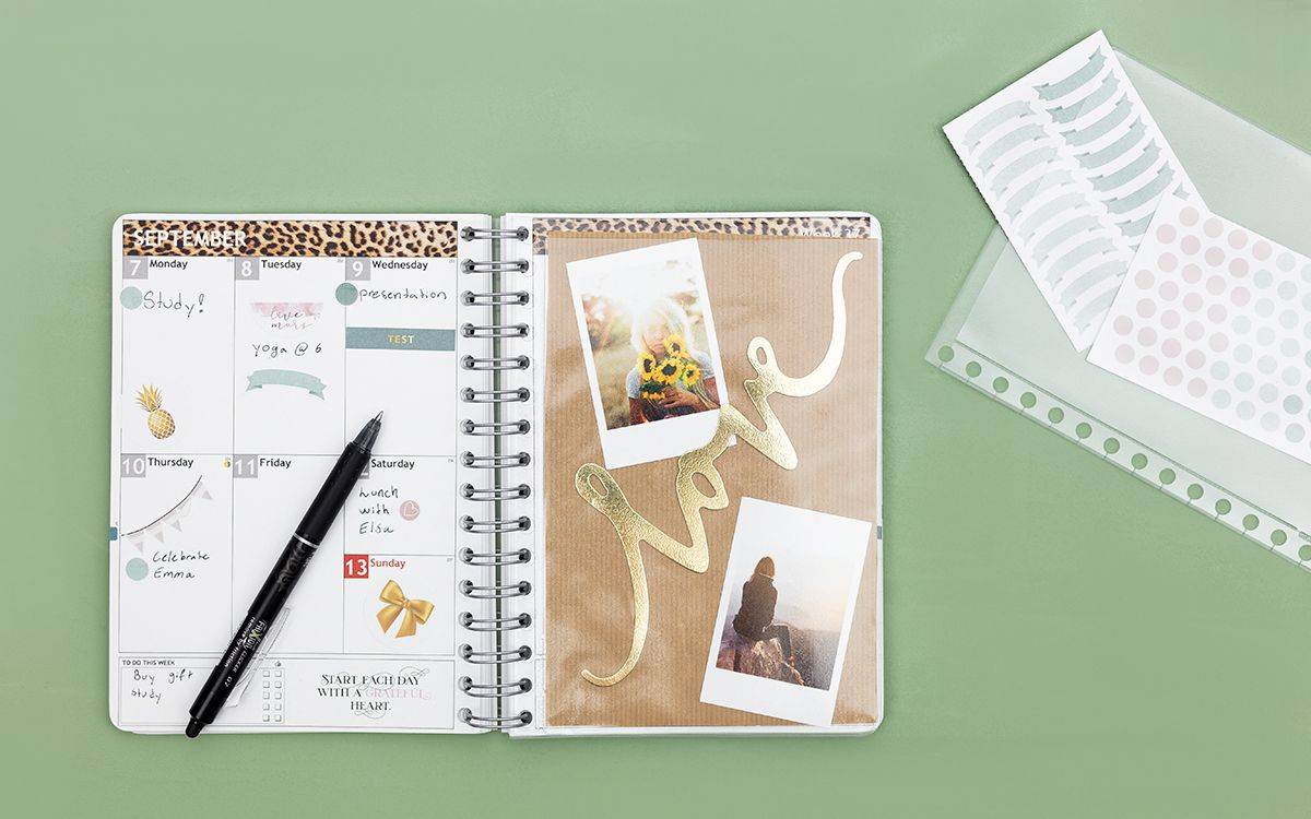 Snap-in Storage Pockets for your Planner & Mixbook™