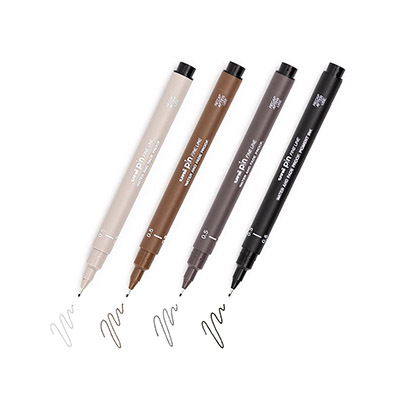Fineliner Uni Pin 4 Pack