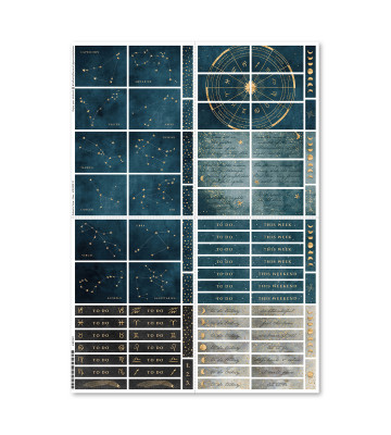 Klistermrken Galactic Views (Box) - bl