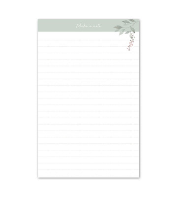 Notepad Bloom A5 - Green