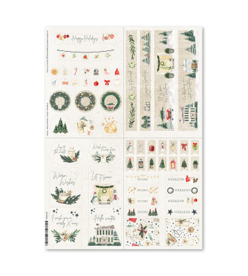 Sticker White Christmas (Spread)