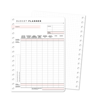 Activity Planner A5 Refill