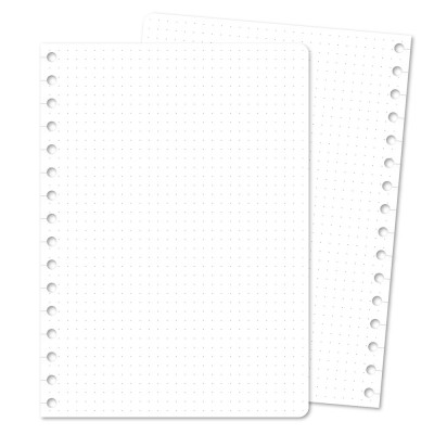 Snap-in Refill Pages Dotted 12 Pack A5