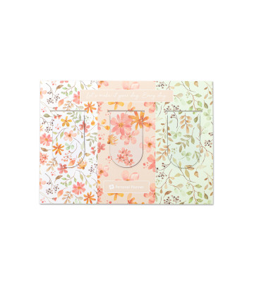 Magnetbokmerker Wildflowers 3-pakk
