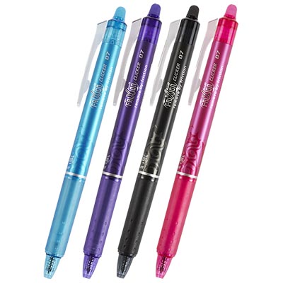 Ballpoint Pen Pilot FriXion Clicker 4 Pack