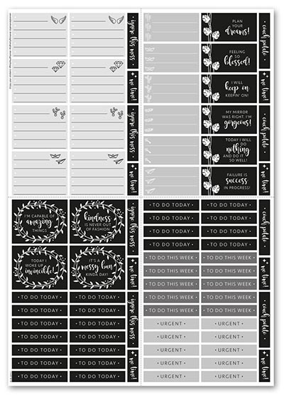 Box - Black & White