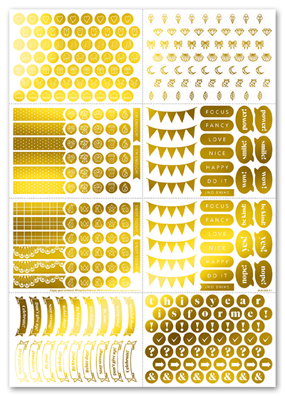 Sticker Shine On 2er Set