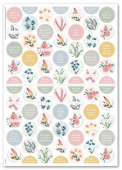 Sticker Flourish 2er Set
