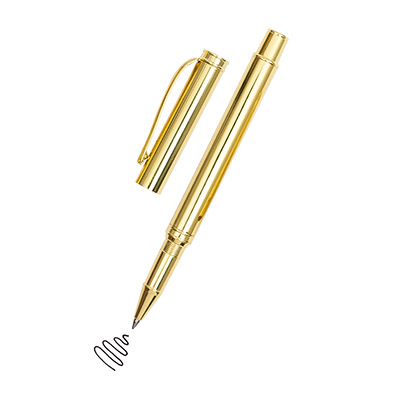 Ballpoint Pen - Luxe Letters - Gold