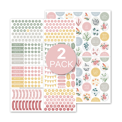 Stickers Flourish 2 Pack