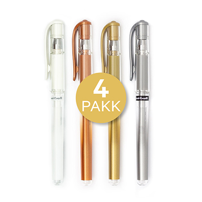 Kulepenn Uni-ball Signo Broad 4-pakk