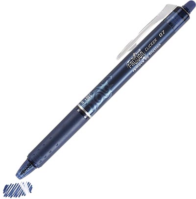 Ballpoint Pen Pilot FriXion Clicker - Blue/Black
