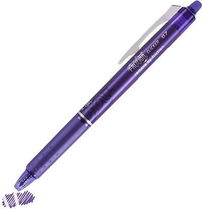 Ballpoint Pen Pilot FriXion Clicker - Purple