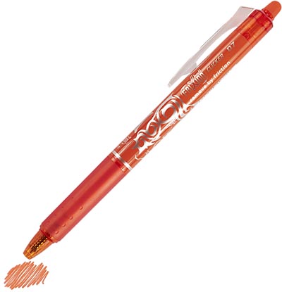 Ballpoint Pen Pilot FriXion Clicker - Orange