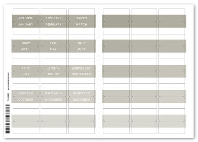 Index Tabs Fab Tabs - Stone Gray