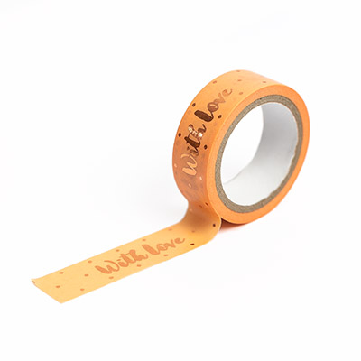 Washi Tape With Love - Apricot